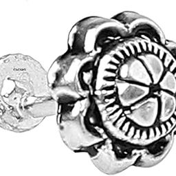 92.5 Sterling Silver Nose Pin for Women, 92.5% Pure Silver Nose Pin for Girls (Back Push Style) (SILVER ORNAMENTS : 0.100 GRAMS)-image-3