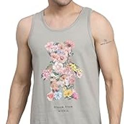 Cool Teddy Bears Printed Cotton Vest for Men-image-38