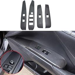 Kolya Interior Door Window Switch Panel Cover For Toyota Camry 8th 9th Gen Accessories 2018 2019 2020 2021 2022 2023 2024 2025 (For Left Hand Drive)-16