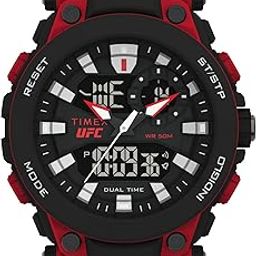 UFC Strength Men Black Round Analog-Digital Watch - TW5M530000D-image-37
