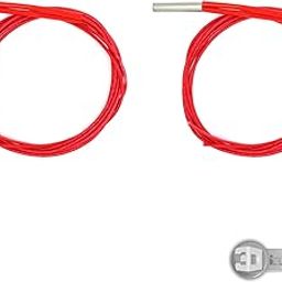 3D Innovations 12V 40W Cartridge Heater wire for Extruder: 1 meter long wire (Quantity:2 pcs)-38