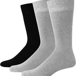 Men's Cotton Dress Socks Pack of 3 - Soft, Breathable, Anti-Odour Casual Socks for Office, Gym Wear-picture-48