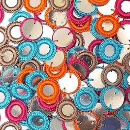 Embroiderymaterial Crochet Rings Combo Pack for Embroidery and Craft Purpose(18MM, 100 Pieces, 25 Pieces Each)-picture-13