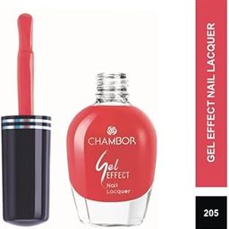 Chambor Gel Effect Nail Lacquer, Red No.205, 10 ml-54