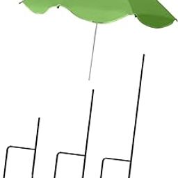 UJEAVETTE Plant Umbrella Reusable with Ground Stake Sturdy for Garden Beds Shade Cloth Green-image-98
