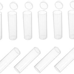 PLAFOPE 30pcs Sealed Plastic Tube Containers Lids Flip-top Storage Bins for Bead Lab Educational Use-image-6