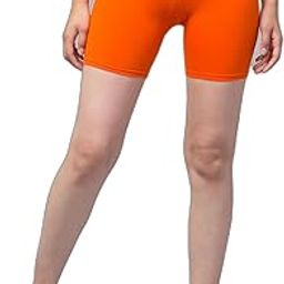 Apraa & Parma Solid Women Orange Regular Shorts ()_PT_713-image-70