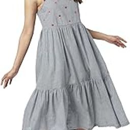 akkriti by pantaloons Women's Cotton Classic Calf Length Dress-picture-41