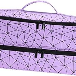 CALANDIS™ Hair Dryer Bag Portable for Adults Organizer for Bathroom Home Business Trip purple | Hair Dryers | Hair Care & Styling-image-38