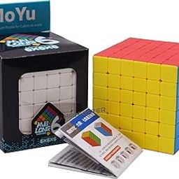 HAWKISTER Moyu Mfjs Meilong 6X6 Cube Stickerless Speed Magic Cube, 66Mm Size, For Kid-13