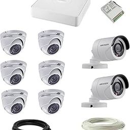 HIKVISION Set of 6, 2 Dome and Bullet CCTV Camera with 8 Ch DVR with Accessories-picture-17