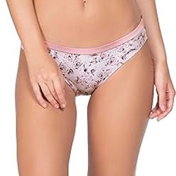 amante Printed Low Rise Seamed Satin Edge Bikini Panty-picture-27