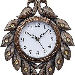 Lavkush Enterprises Present Amazing Peacock Wall Clock for Living Room, Badroom, Shop, Office, Home Décor 02-12