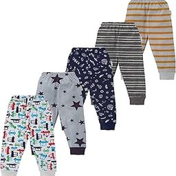 Cotton Pajama Pants with All Over Print for Boys and Girls (Multicolor Designs)(Regular Fit)(Pack of 5)-image-43