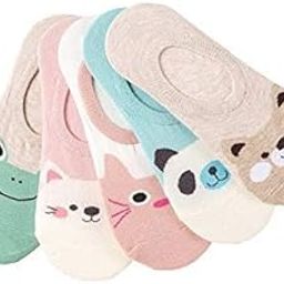 Women's &Girl's No Show Cotton Socks Low Cut Invisible Liner Non slip Athletic Boat Girls &women Socks Free Size Multicolour-image-53