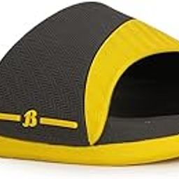 Mens E- SAMULE Sliders, Yellow,-image-73
