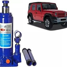 FOLX FOX002 Universal Hydraulic Bottle Car Jack, Compatible with All Cars, Material - Alloy Steel, Color - Blue, Lifting Capacity (3 TON)-23