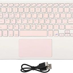 SHKAYTO 1Pcs Portable Rechargeable Keyboard with Trackpad, Wireless Bluetooth Keyboard with Touchpad for IPad/IPad Pro iOS Android Tablets Windows Laptop PC(Multicolor)-18