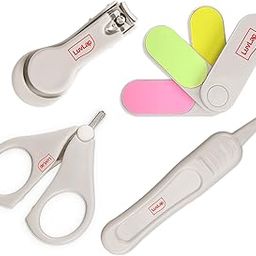 LuvLap Baby 4in1 Nail Grooming Set, Scissor, Clipper, Tweezer & Filer, Baby Grooming Kit, Baby Nail Scissor, Grooming Kit for New Born Baby, Baby Nail Cutter, New Born Grooming Kit, 4pcs, White, 0m+-image-36