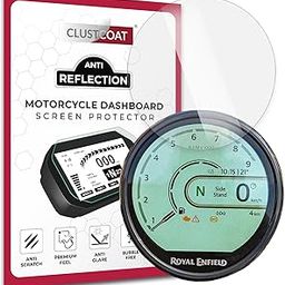 CLUSTCOAT Anti Reflection Motorcycle Dashboard Screen Protector for Royal Enfield HIMALAYAN 450 2024+ / GUERRILLA 450 (TFT DASH) 2024+-20
