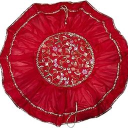 Jholi Pouch Potli Large Size, Fancy Double Layer Satin Shagun Potli Bag for Wedding Sagan, Potli for Engagement-9