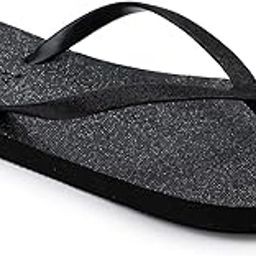 Women Shiny Sky Black Fashion Slippers-7 UK (40 EU) (9 US) (FSL7156)-image-11