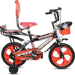 Kaashnic Kids Premium Cycle 14T with Training Wheels (90% Assembled) for Boys and Girls (Red)-picture-25