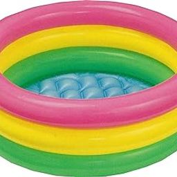 Intex 3KB Kid's Inflatable Baby Bath Tub Pool, 2ft, 3-4 Years (Multicolour)-10