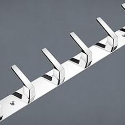 HingeMinds Stainless Steel Cloth Hanger for Wall, Clothes Hook Hangers Door Mounted, Bathroom Hooks for Hanging Towel, Wall Mount Shirt Hangers, Dress Holder Hooks - 6 Pin, Pack of 1, Silver-image-38