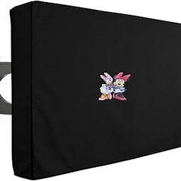 Leorbix LED TV Cover for 32 in Dustproof & Waterproof With PVC Layer Protector LCD LED Monitor Cover With Zip Lock (Black MM)-image-75