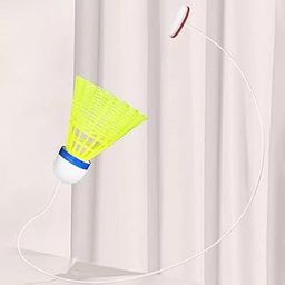 UJEAVETTE 1 Set Self Study Badminton Trainer for Kids Adult Indoor Sports Non Glow Badminton-11