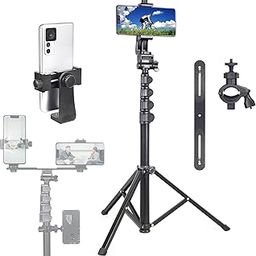 67" Cell Phone Tripod Selfie Stick, Phone Tripod Stand with Phone Holder, Detachable Extendable Adapt with iPhone, Android, Camera for Video Recording/Selfies/Live Streaming/Vlogging-picture-20