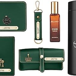 Personalized Ultimate Travel Essentials Gift Set for Him (Green)-image-51