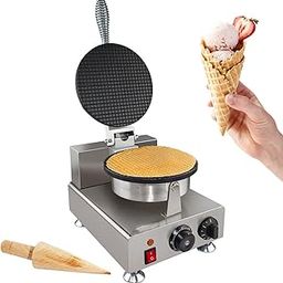 THW® Single Cone Maker Heavy Duty Commercial Ice Cream Waffle Cone Maker with Cone Mould for Ideal Use in Restaurants, Hotels, Pubs, Cafes and ICE CREAM PARLOUR-picture-0