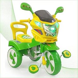 NHR Dash Baby Boys and Girls Tricycle with Under seat Storage Space, Lights and Music (Green)-image-19