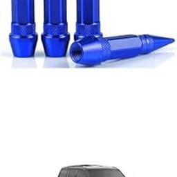 LOVMOTO 4PCS Spiked Shape Tire Valve Stem Caps, Aluminum Car Air Stem Cap, Universal Tire Valve Stem Covers for Cars, SUV, Trucks, Bikes, Motorcycles Comfortable with Terr-acan-image-0