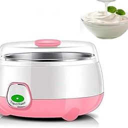 Yogurt Maker Machine, Stainless Steel Inner Container Electric Yogurt Maker, Yogurt Maker for Home Kitchen Plastic and Stainless Steel 1 Liter Automatic Yogurt Maker, multicolor-10