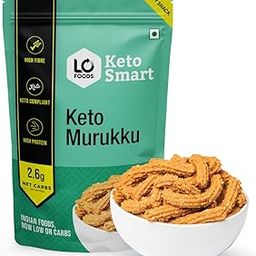 Lo! Foods - Keto Murukku (200g) | 2.6g Net Carb | Keto Snacks Tested for Keto Diet | Low Carb Snacks | Diet Snacks…-image-28