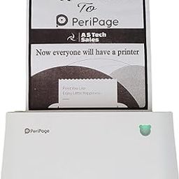 PeriPeri Peripage A9S MAX (HD 304Dpi) 4Inch Portable Thermal Printer (1Year Warranty) Prints Picture List Memo Tags Barcode QR Code Labels Support 2,3,4Inch Thermal Paper,White-picture-28