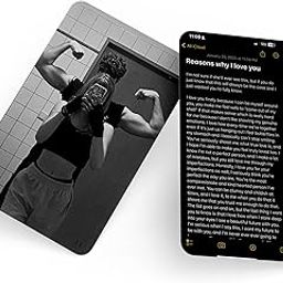 Fairus Wallet Card - Customized Message with Spotify code for Valentine Day gift for her him-19
