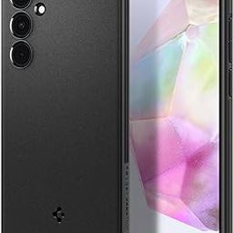 Spigen Essential Sand Blast for Samsung Galaxy A35 5G Case, Galaxy A35 5G Back Cover (2024) - Matte Black-29
