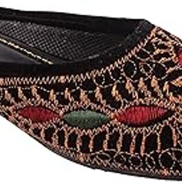 Rajasthani Jaipuri Ethnic Handmade Embroidered Ladies Girls Mojari/Jutti Slipper-image-83