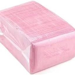 InstruDent Dental Patient Bibs – Pack of 125 (Pink) | 3-Ply Disposable Bibs | Waterproof & Absorbent | Hygienic Protection for Dental Offices, Salons & Tattoo Studios-image-68
