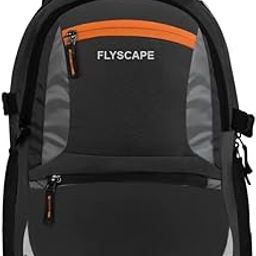Laptop Backpack, Teal Blue with Red Accents, Multi-Compartment Design-image-57