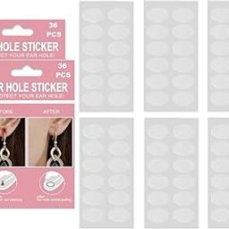 NISHAJ Invisible Ear Lobe Support Patch for Pierced Ears | Ear Care for Heavy Earrings | Earlobe Tapes and Stickers for Girls & Women (72)-image-14