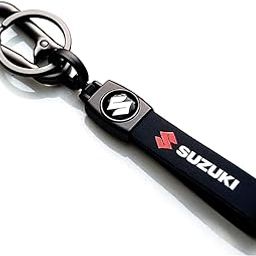 Zimba Multicolour Hard Metal black Design Keychain for Car Bike Home Keys for suzuki Men and Women-27