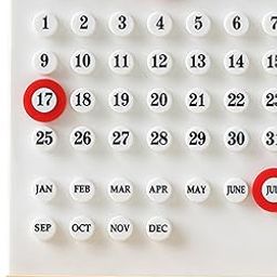 ATORSE® Perpetual Calendar Reusable Mini Desk Calendar For Home Accessories Office-picture-24