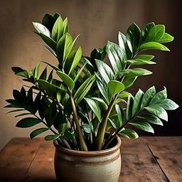 Floryzen Live Zamioculcas Raven/Black ZZ Plant With Pot (Zamioculcas zamiifolia) - Live Plant For Indoor (Home & Garden)-image-25