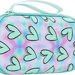 VNJ Small Hard Shell Carrying Case for My Passport Essential External Hard Drive 1 Pack, GBW Heart-image-61