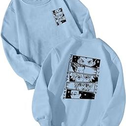 Unisex Printed Sweatshirt – Trendy and Comfortable Casual Wear with Unique Designs for Men and Women (HF-AnimePrintFrontBack-Parent)-picture-47